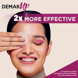 Demak'Up Expert Round Cotton Pads, Makeup Removal, 350 Cotton Pads, Pack Count 5 (5x70)