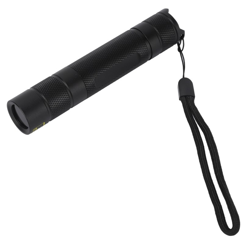 UV Flashlight LED 365nm Aluminium Alloy Battery Powered Widely Used