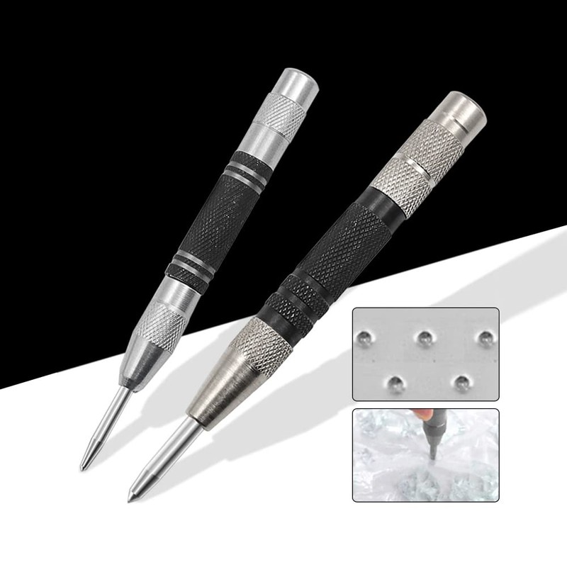 CHENSS Automatic Punch, Automatic Center Punch, Auto Center Punch, Carbide