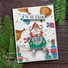 Creative Expressions CEC1034 Jane's Doodles Stamp Set - Santa's Coming