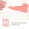 Lurrose Mannequin 2 Pcs Plastic Foot Model Tools Nail Art