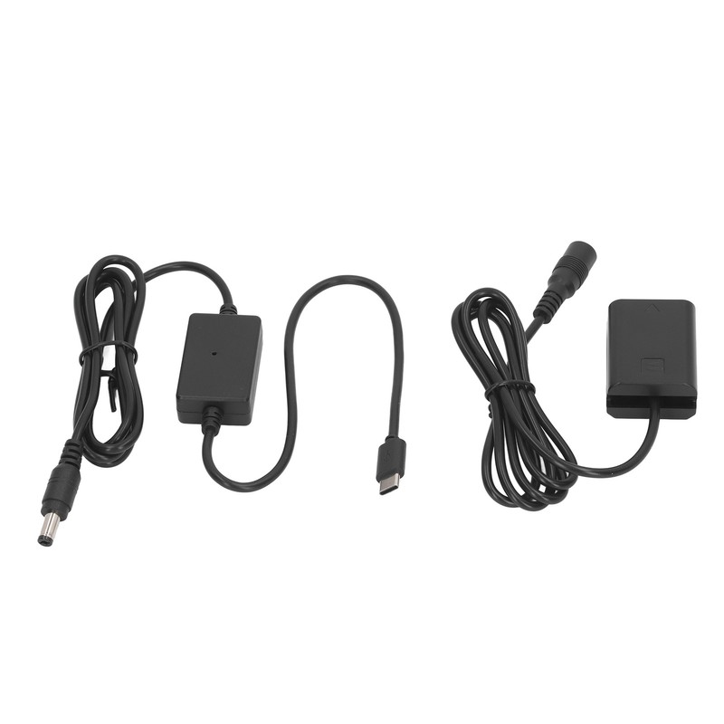 NP FW50 Dummy Battery Kit with TYPE C Buck Adapter