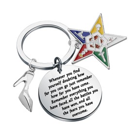 OES Inspired Keychain OES Sorority Gift Sisterhood Gift Sorority Sister Gift (OES Key CA)