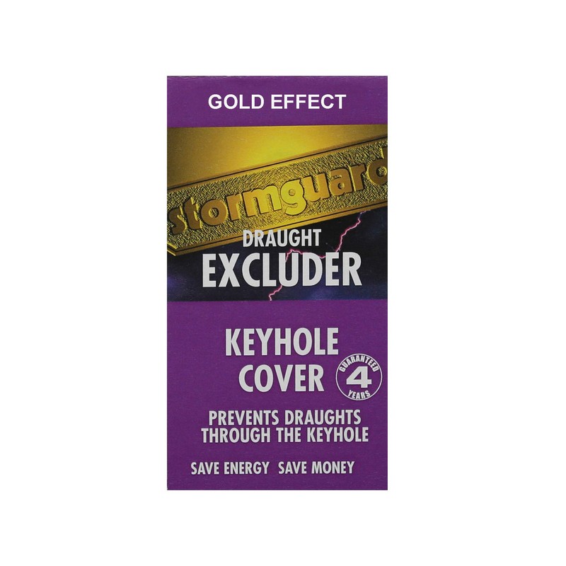 Stormguard Keyhole Cover Escutcheon Covered Plate Draught Excluder Lock Cover