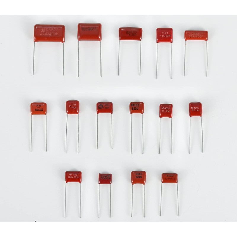 PENGLIN 180pcs CBB Metallized Polypropylene Film Capacitors Set Metallized Polyester