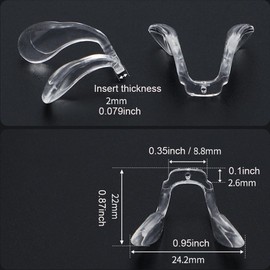 1PC Plate Glasses Frame Eyeglass Saddle Bridge Nose Pads Nose Piece Plastic Silicone for Glass Reading Glasses