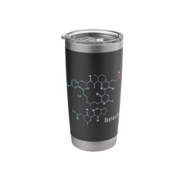 Oxytocin Molecular Formula Chemistry & Neuroscience Lovers Stainless Steel Insulated Tumbler