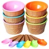 TRIXES Set of 6 Ice Cream Dessert Bowls and Matching