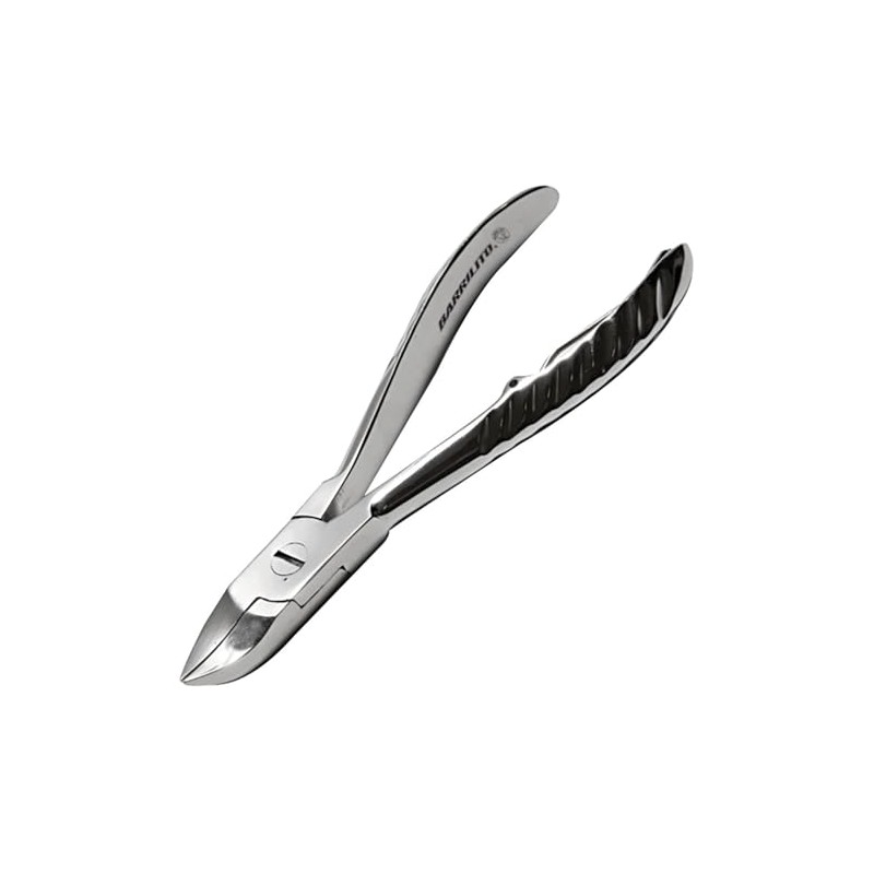 Barrilito Alicate Grande metálico para Pedicure, forjada en Acero Inoxidable.