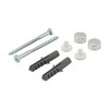 fiXte Toilet Pan Bidet Fixing Kit Screws Plugs Nylon Bushes
