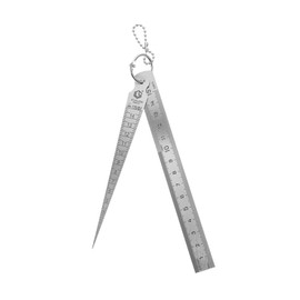 Gatuida Multi-use Automotive Gap Measuring Ruler Stainless Steel Feeler Gauge Spark Plug Gauge Tool Car Door Gap Measurement