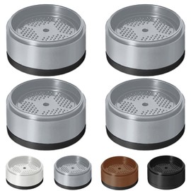 Bed Risers 1 inch, 2 inch, 3 inch, 4 inch Heavy Duty, Adjustable Furniture Riser for Table Desk Couch Sofa Chair Refrigerator Washing Machine, Stackable Bed Raisers Blocks (Grey 4 Pack, 1 inch)