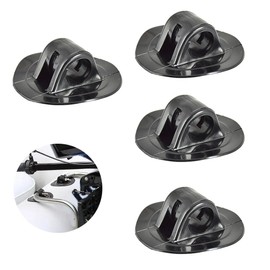 URIMPAVIDO 2PCS Inflatable Rubber Boat Fixing Bracket Buckle Kayak Engine Motor Mount Buckle Motor Seat Outboard Fixing Hook for Fishing Kayak Accessories (2)