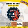 ORIXTREME 7 Inch Diamond Saw Blade 5Pcs, Segmented General Purpose