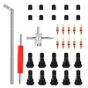 Tyre Valve Remover, 43 Pieces, Tyre Valve Core Tool Set