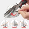 Miter Shears,Angle Mitre Shear Cutter with 20 Replacement Blades and