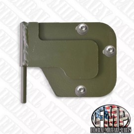 X-door Hinge Drivers Side - 2nd Gen-male - Green + Hardware fits HUMVEE M998