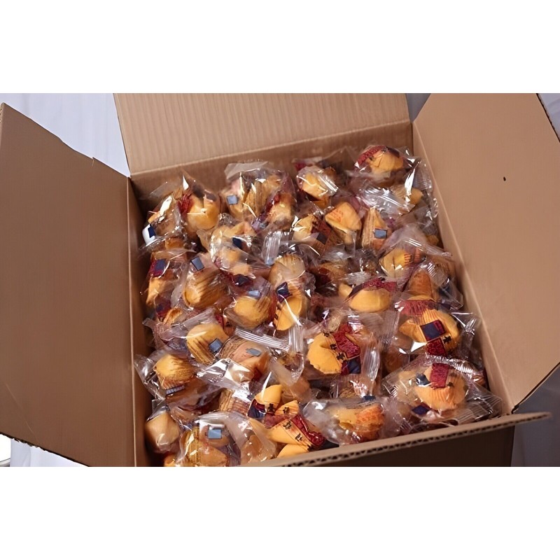 Golden Bowl 100 Pcs Fortune Cookies Fresh Single Wrapped Golden