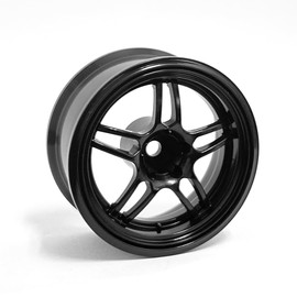 ETOworks RIM REALE INCH MODEL WHEELS Type-33R Black 1/10 Scale Radio Controlled Wheel, Radical Drillage (OFFSET 5)