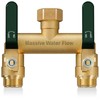 Hose Splitter 2 Way Heavy Duty, Full Flow Garden Hose