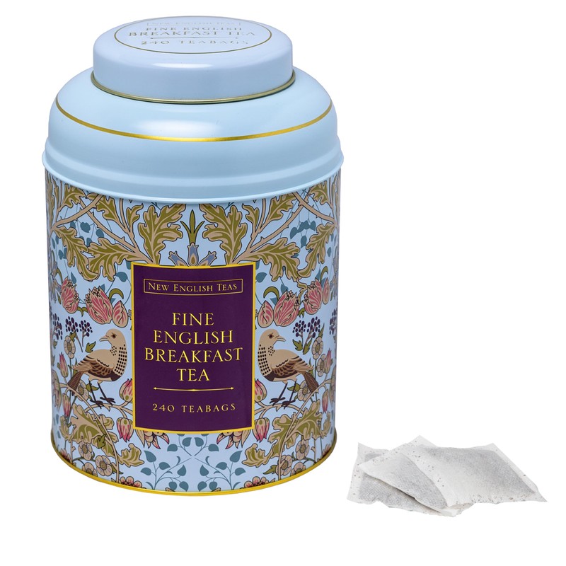 New English Teas Song Thrush & Berries Tea Tin With