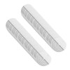 100Pcs Hair Heat Shield Guards with Scale Single Hole PVC