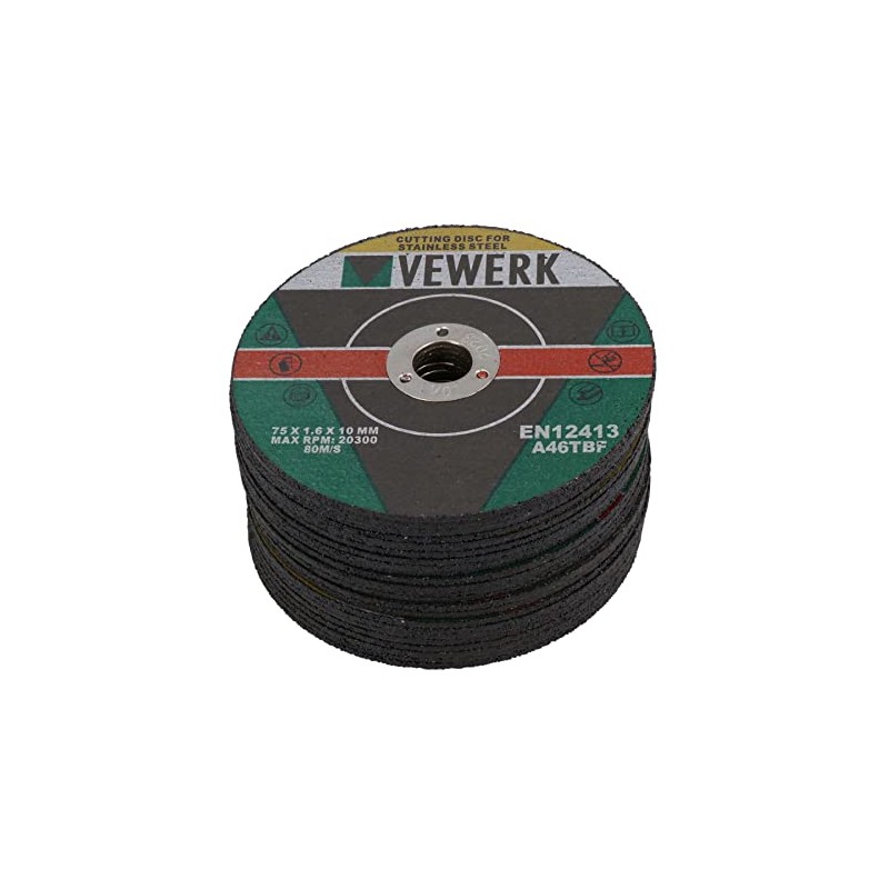 3” 75mm Stainless Steel Cutting Grinding Discs for Air Cut