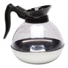 Genware NEV-8890 Coffee Decanter with Clear Top and Stainless Base,