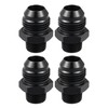 X AUTOHAUX 4pcs AN10 Male to 3/8" NPT Male Car