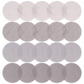 eMagTech 20pcs 5 Inch Mesh Hook and Loop Sanding Discs 80/150/240/400 Assort Grit Dust Free Abrasive Net Sander Disc Anti-Blocking Long-Lasting Mesh Sanding Pads Sandpaper for Wood Furniture Floor