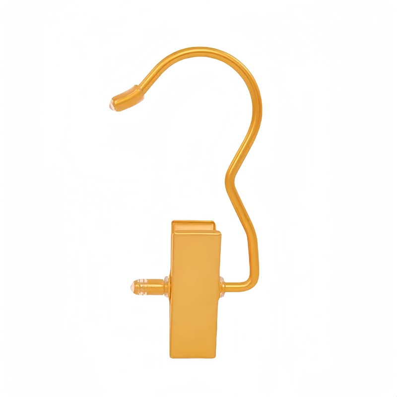 10Pcs Gold Boot Clips for Closet,Single Hooks Clothes Pins Hanger