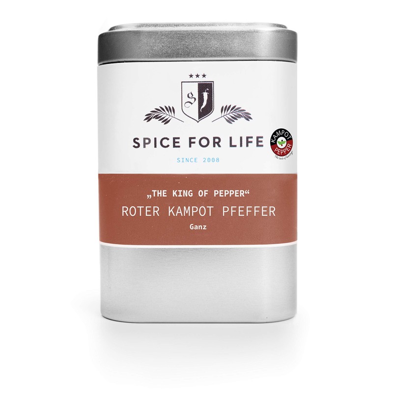 Spice for Life Red Kampot Pepper, The King of Pepper,