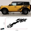 Truck Decal Graphic Sticker for Ford Bronco. Side Fender Glitching