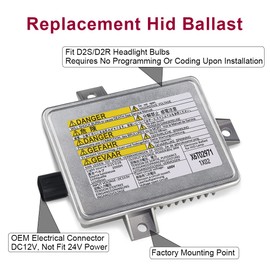 HID Headlight Ballast Compatible with Acura TL Acura TSX Honda S2000 Mazda 3 Replacement for X6T02981 W3T10471 X6T02971 33119-S0K-A10 Xenon Control Unit Module (2 PCS)