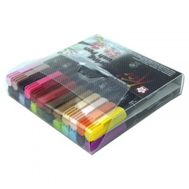 Sakura Koi Colouring Pens Brush Set of 24, 24 Brush Pens in Case