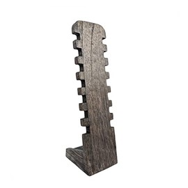 Coco Papaya Wavy Black Solid Wood Bracelet Stand 30cm