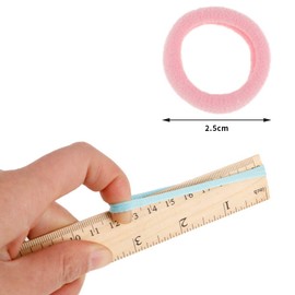 100pcs Hair Ties for Toddler, Girls Soft Elastic Hair Ties Bands Mini Hairbands Ponytail Holders Seamless Hair Bands for Baby Kids (Assorted Colors)