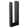Yamazaki 3399 Magnetic Kitchen Paper Holder with Stopper, Black, Approx.