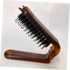 Baluue Travel Hair Brush Massage Function Compact Folding Hair Comb
