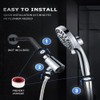 EJG High Pressure Handheld Shower Head with Hose and Adjustable