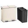 SONGMICS Trash Can, 2 x 10.6 Gallon (2 x 40