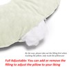 Wuronsa Ear Piercing Pillow for Side Sleepers, Pillow with an