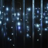 LightsGo Waterproof Cool White Icicle Christmas Fairy Lights 120 Lights