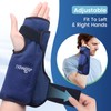 NEWGO Wrist Ice Pack Wrap for Hand, Flexible Carpal Tunnel