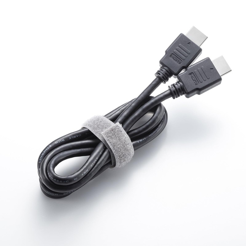 Sanwa Supply CA-651GYN Cable Ties (Velcro) Gray