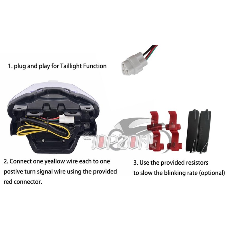 Fit For Yamaha 2015-2017 FZ07；2014-2017 MT-07; 2015-2017 YZF-R25; 2015-2022 YZF-R3/