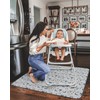 Blissful Diary Baby Splat Mat for Under High Chair, 50.4