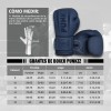Guantes De Box Punkzz Para Kickboxing,strap Velcro, 8 - 18oz