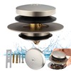 Artiwell Brushed Nickel Universal Tip Toe Tub Drain Conversion Kit