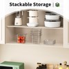 FORITRUE 1/6 6'' 6 Pack Plastic Food Pans With Lids,